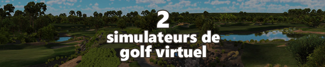 2 simulateurs de golf Quillorama des Bois-Francs